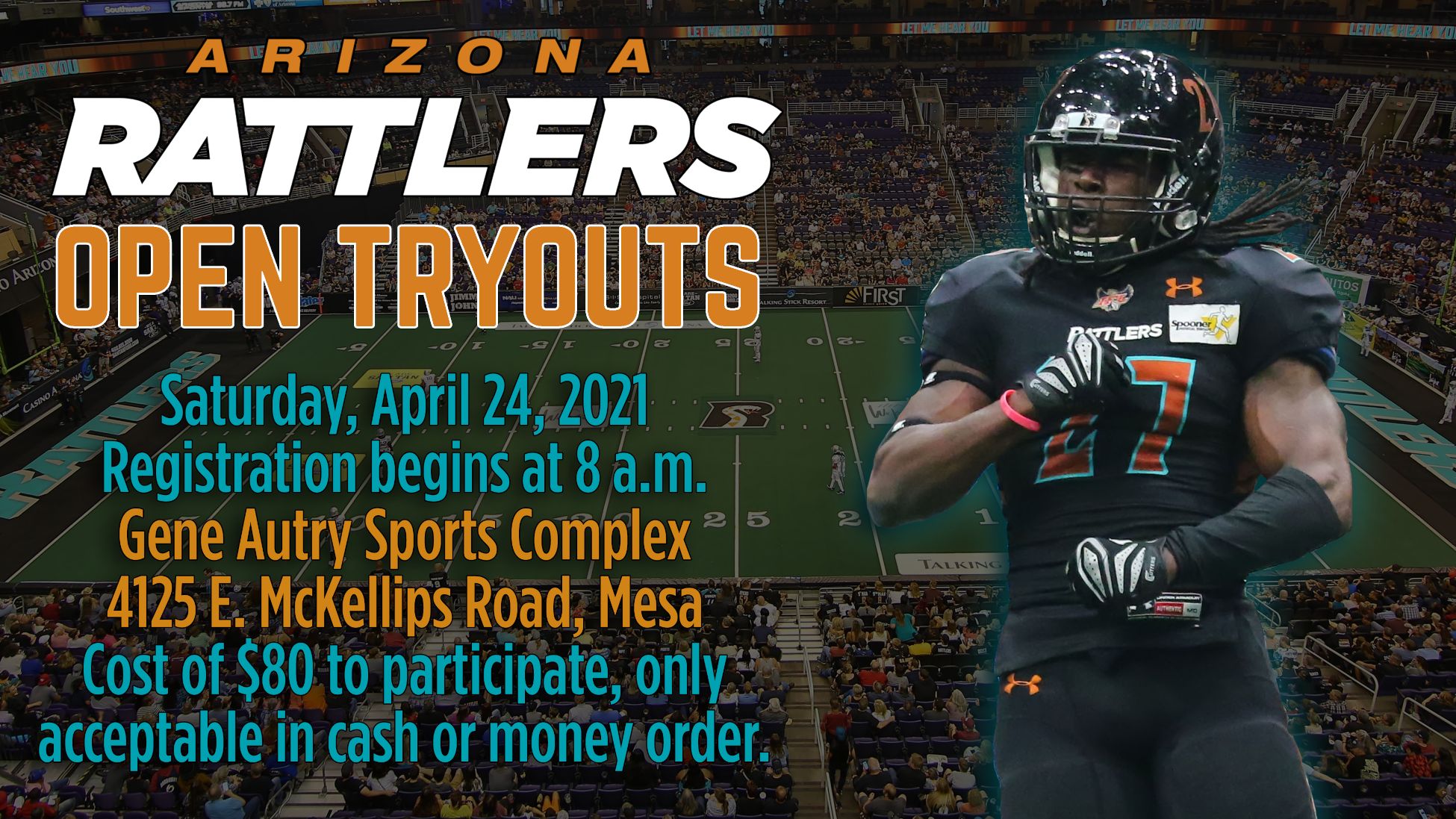 Open Tryouts – Arizona Rattlers | Arizona Rattlers